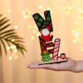 thumbnail image 1 of KG decoraciones navideñas en Stock Noel Navidad Natale madera Santa decoraciones navideñas coloridas palabras de madera Feliz Navidad ornamento, 1 of 4
