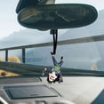 thumbnail image 2 of Car Steering Wheel Lock, Clown Design, 1PCS, Auto Accessory, Car Mirror Decoration, 2 of 8