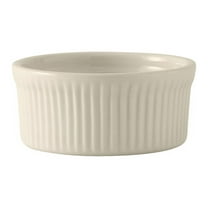 Tuxton Duratux Eggshell White 10-Ounce Souffle Fluted, Pack of 12