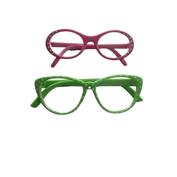 18 Inch Doll Glasses- 2 Pairs of Doll Glasses For 18 Inch Fashion Girl Dolls- Fits Kennedy and Friends Dolls