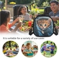 thumbnail image 6 of Jeiento Cute Cat Backpack for Girls 3 Piece Bookbag Set Lovely School Bag with Lunchbox 2nd Grade Book Bags for Kids Travel Rucksack, 6 of 7