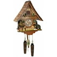 thumbnail image 1 of Quartz Cuckoo Clock Black forest house with music, 1 of 2