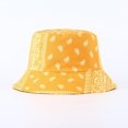 thumbnail image 3 of Sombreros de cubo con estampado de Cachemira para mujer, Bandana de doble cara, gorras de Panamá, deportes al aire libre, protección solar, pesca, sombrero de pescador Bob, 3 of 4