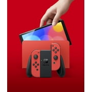 Nintendo Switch OLED Console with Mario Red Joy-Con (Japan Spec)