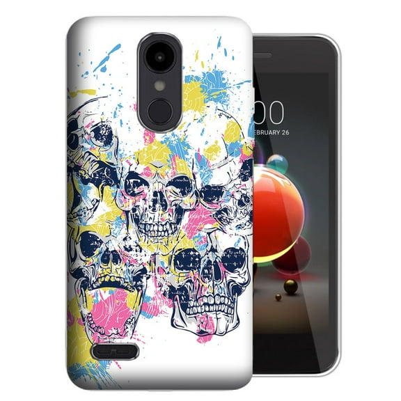 MUNDAZE LG Stylo 5 Skull Splash Design Phone Case Cover