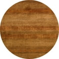 thumbnail image 1 of Ahgly Company Indoor Round Abstract Neon Orange Abstract Area Rugs, 7' Round, 1 of 6