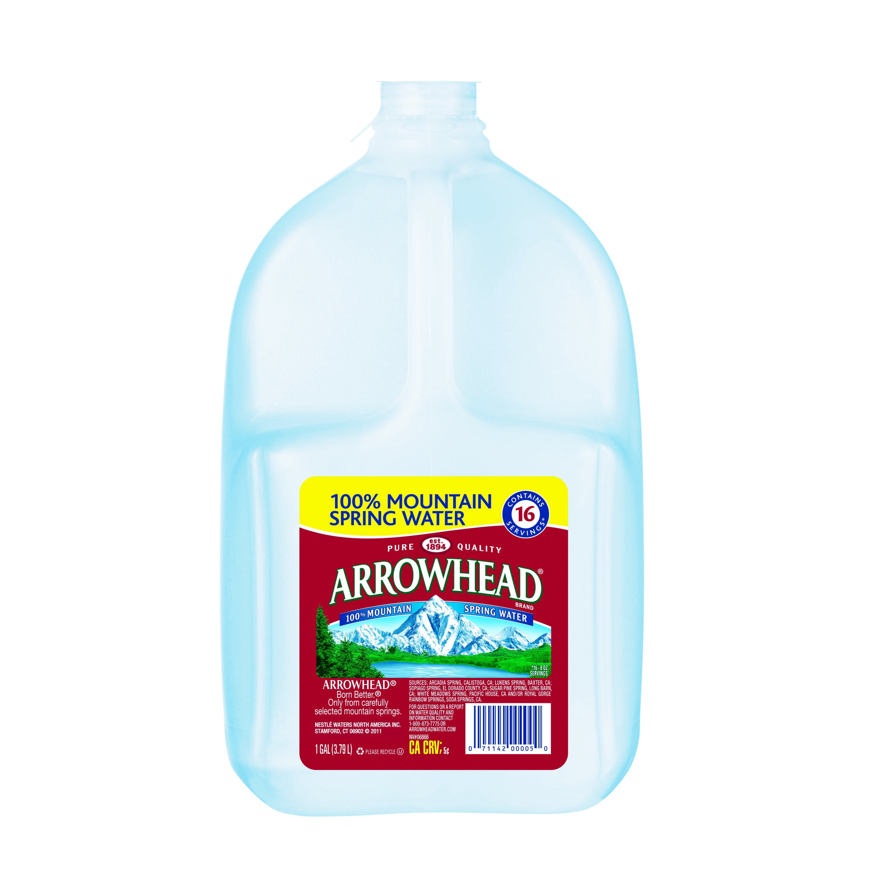 arrowhead 2 gallon water