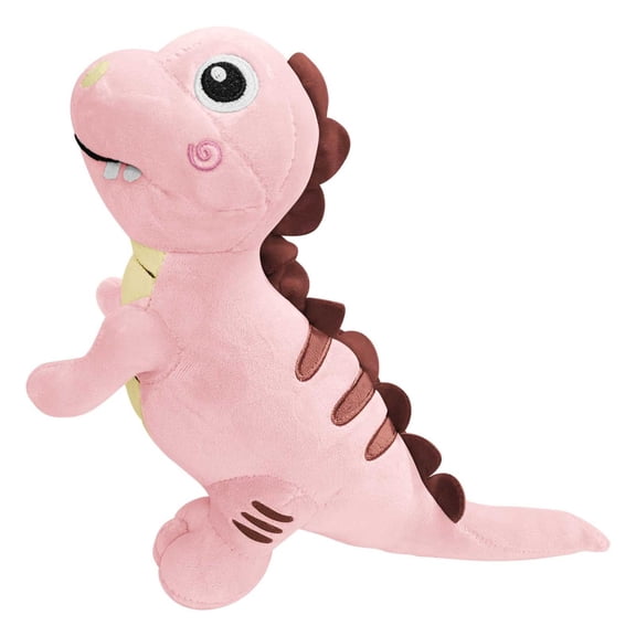 Stuffed Dinosaur,Dinosaur Plush,Cute Fat Dinosaur Plush Toys, Soft Stuffed Animals Toys Dolls, Dino Plushies, Cute Birthday Gifts for Kids Girls Boys(Pink)