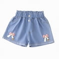 thumbnail image 4 of UAYOTSE Shorts for Girls Summer Elastic Casual High Waisted Loose Shorts,Sizes 11-12 Years, 4 of 9