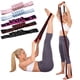 thumbnail image 5 of 8-Segment Yoga Stretch Band Elastic Exercise Resistance Bands for Flexibility Workout Pilates Home Gym Fitness Training Strap Physical Therapy Rehab Mobility Aid Strengthening Toning Equipment, 5 of 5