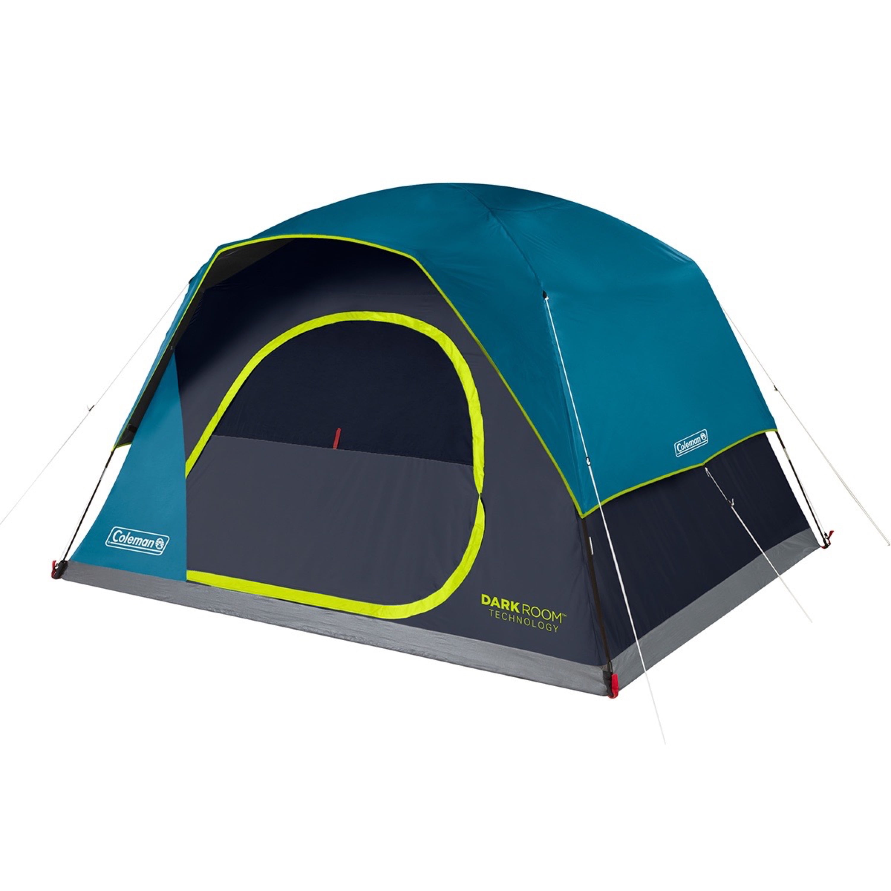 Coleman Camping Tent | Dark Room Skydome Tent, Blue, 6 Person 男女兼用 - 通販 ...