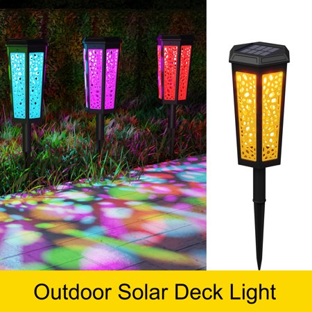 Solar Color Change Pathway Lights  6 Pack Outdoor Garden Low Voltage Landscape Path Light Waterproof for Lawn Patio Yard Walkway (1PC)