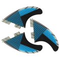 thumbnail image 1 of Aletas de seguimiento de quilla de fibra de vidrio azul para kayaks, canoas y botes de remos: diseño FCS2 G5 de Integral, 1 of 8