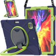 thumbnail image 5 of Funda a juego para iPad Pro de 12,9 pulgadas (2020) con correa para el hombro, soporte de anilla ajustable grande, portalápices y protección contra golpes., 5 of 5