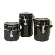 Mainstays Sensations Ii 3pc Canister Set - Black