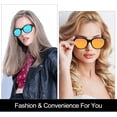 thumbnail image 4 of Oversized Over Glasses Sunglasses for Women Men 2 Pack Round Frame Polarized Sun Glasses UV400 Protection for Driving Fishing Cycling Traveling, 4 of 7