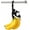 1PC, variant on Monkey Banana Holder Hooks, Wood 1PC
