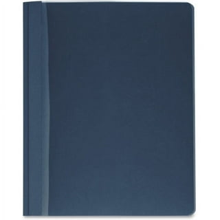 Folder with Prongs No Pockets 8 1⁄2 x 11 Dark Blue 25 per box