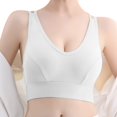thumbnail image 4 of Sngxgn Womens Satin Full Coverage Bra,S upport Underwire Bra(White,One Size), 4 of 4