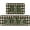 Green, variant on Merry Christmas Trees Kitchen Rugs Set of 2, Xmas Winter Welcome Buffalo Plaid Door Mat Anti-Slip Rubber for Home Kitchen - 17x29 and 17x47 Inch