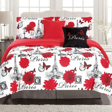 Eiffel Tower Bedding Comforter Set Eiffel Tower Bedding Comforter Set