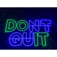 thumbnail image 2 of Handmadetneonsign Do It Don't Quit Neon Sign, Wall Decor, Quote Neon Sign, Best Neon Gift, 2 of 5