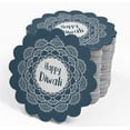 thumbnail image 4 of Inkdotpot Pack Of 100 Real Silver Foil Paper Tags Happy Diwali Favor Hang Tags, 4 of 7
