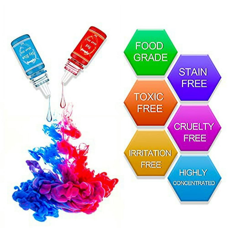  Soap Dye - 24 Color Food Grade Skin Safe Soap Coloring Bath  Bomb Color Dye for DIY Soap Making Supplies - Liquid Concentrated Soap  Colorant for Bath Bomb Supplies Kit, Handmade
