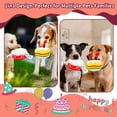 thumbnail image 4 of 4-in-1 Dog Birthday Cake Toy, Interactive Snuffle Puzzle, Funny Dog Toys—Plush Squeaky Treat Dispenser with Cotton Rope, Hide ＆ Seek Enrichment Toy for Small/Medium/Large Dogs, 4 of 7