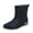 Black, variant on Women's Fashion Casual Spring And Summer Japanese Style Rainy Day Wear Solid Color Waterproof Non-Slip Mid-Tube Rain Boots