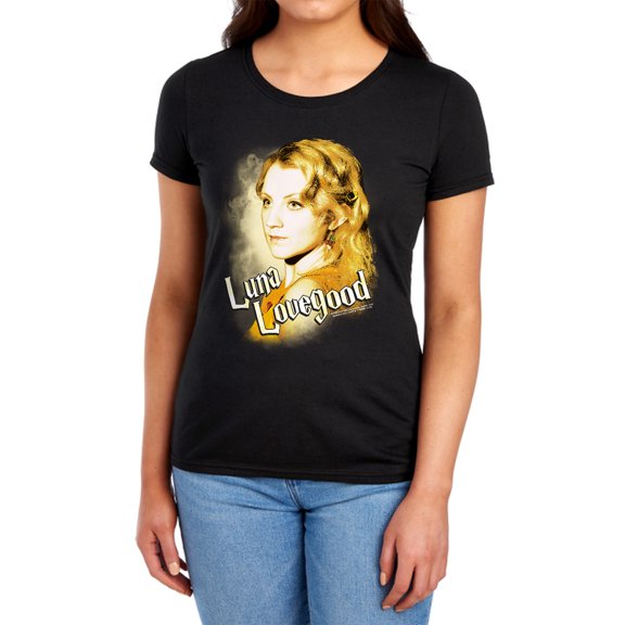 Harry Potter Luna Closeup Women's T Shirt, Black, Medium