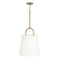 thumbnail image 6 of 1 Light Pendant In Minimalist Style-21 Inches Tall And 16 Inches Wide-Aged Brass Finish    -Traditional Installation Capital Lighting 349412Ad, 6 of 7
