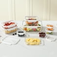thumbnail image 5 of Better Homes & Gardens Rectangle Tritan Food Storage Container with Tritan Lid. Set of 9, 18 Pieces, Ideal Use for Meal Prep and Batch Cooking, 5 of 8