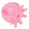 thumbnail image 1 of Forma de pulpo Limpieza de dientes de perro Bola para masticar Dispensador de alimentos Cepillo de dientes chirriante Juguete para morder Rosa, 1 of 12