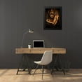 thumbnail image 4 of Siegart 19x24 Black Modern Framed Museum Art Print Titled - Golden Girl, 4 of 5