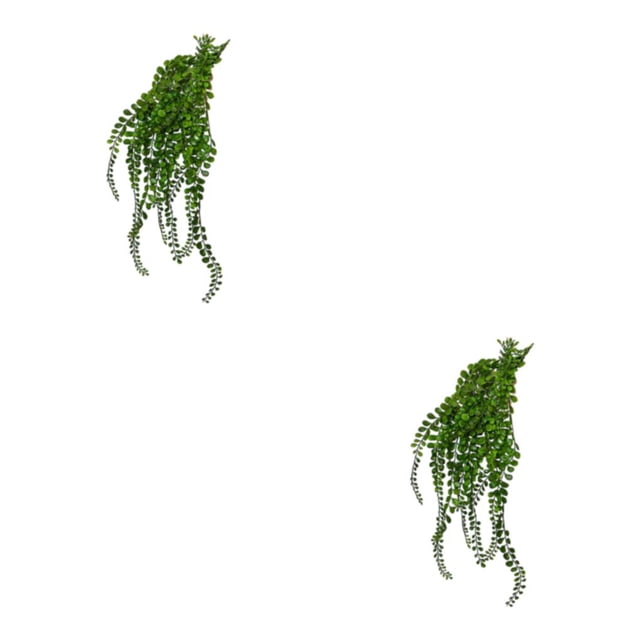 Advancent Plantas en macetas falsas de atmósfera natural y atractiva de plástico con fuertes propiedades decorativas Shell vine BS en maceta Shell vid BS en maceta 2Conjunto