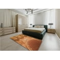 thumbnail image 5 of Ahgly Company Machine Washable Indoor Square Transitional Orange Area Rugs, 5' Square, 5 of 7