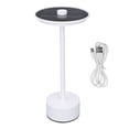 thumbnail image 2 of Lámpara de Mesa de Noche, 3 Fuente de Luz Con Energía Solar Sin Energía Lámpara de Mesa Led Control Dimmable Tálil para acampar, 2 of 7