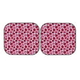 thumbnail image 7 of Goofa Rose Flowers Pattern 2 Piece Car Windshield Sun Shade Foldable | Front Windshield Shade for Sun, Heat and UV Rays | Sunshade for Car Front Window-Medium, 7 of 7