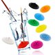 thumbnail image 2 of Juego de 3 Insertos de Silicona para Limpiador de Pinceles Paint Puck, 2 of 9