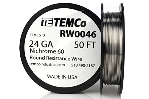 TEMCo Nichrome 60 series wire 20 Gauge 1 lb Resistance AWG ga 347 ft 