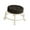 Black, variant on Low Round Roller Seat Stool Movable Mini Stool 360 Degree Rotating Rolling Stool Low Height Rolling Stool Swivel Chair for Barber Fitness White