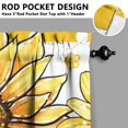 thumbnail image 5 of Floral Farmhouse Curtains 36 Inch Short - 3 Panel Boho Country Set with Vintage Botanical Print, Rod Pocket Window Treatment for Rustic Decor, 5 of 6