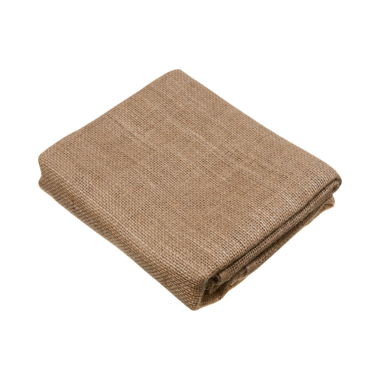 Natural 100% Jute Fabric Burlap Plain Flax Linen Cloth Eco Material Sewing  Craft