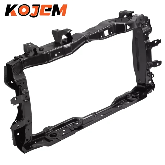 Kojem Radiator Support Core Assembly for 2015-2017 Honda Fit Replacement for HO1225176 60400T5RA00ZZ Electrophoresis Steel Primed Black