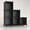 Black, variant on Cube Storage Organizer, 6 Cube Stackable Closet Organizer Shelving, DIY Modular Bookshelf Plastic Storage for Bedroom, Home, Yellow