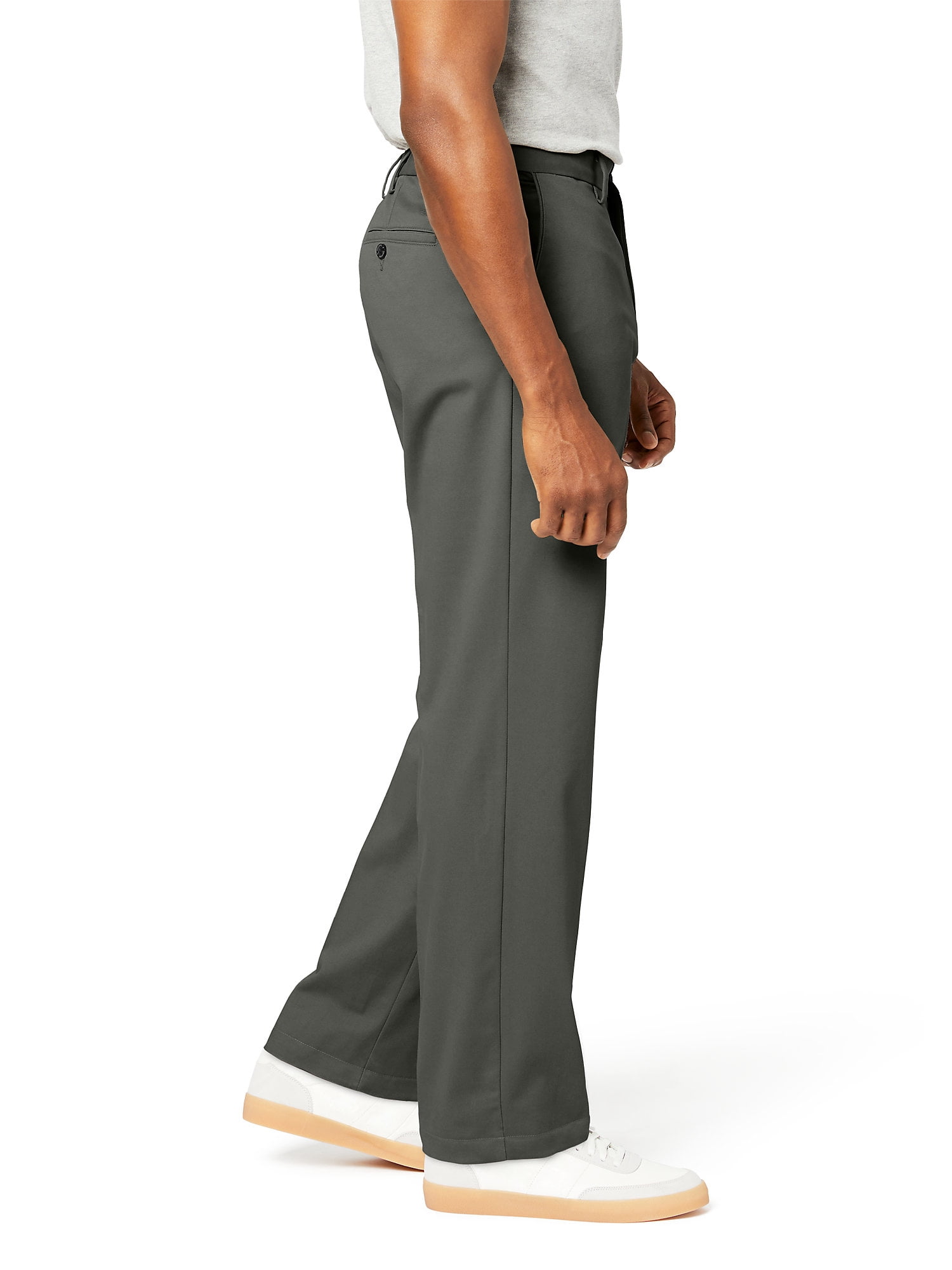 Dockers Men's Classic Flat Front Easy Khaki Pant with Stretch
