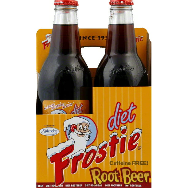 Frostie Diet Root Beer, 12 Fl. Oz., 4 Count - Walmart.com - Walmart.com