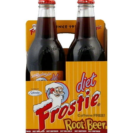 Frostie Diet Root Beer, 12 Fl. Oz., 4 Count