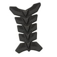 thumbnail image 1 of Pegatinas protectoras de goma 3D para tanque de gasolina y gasolina de motocicleta, universales Negro, 1 of 6